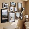 image:imageAmericanflat 11x14 Deep Picture Frame  Matted to 8x10  Black  Shatterresistant glass hangs vertical or horizontal sawtooth hangers included fits photos posters and art