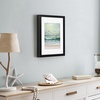 image:imageAmericanflat 11x14 Deep Picture Frame  Matted to 8x10  Black  Shatterresistant glass hangs vertical or horizontal sawtooth hangers included fits photos posters and art