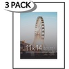 image:imageAmericanflat 11x14 Picture Frame 3Pack  Matted to 8x10  Black  Frontloading design Shatterresistant glass fits photos posters and art
