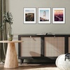image:imageAmericanflat 11x14 Picture Frame 3Pack  Matted to 8x10  Black  Frontloading design Shatterresistant glass fits photos posters and art