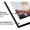 image:imageAmericanflat 11x14 Picture Frame 3Pack  Matted to 8x10  Black  Frontloading design Shatterresistant glass fits photos posters and art