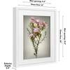 image:imageAmericanflat 11x14 Shadow Box Frame  Matted to 9x12  Driftwood  Shatterresistant glass 15 inch interior depth hangs vertical or horizontal displays keepsakes medals and memorabiliaWhite