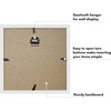 image:imageAmericanflat 11x14 Shadow Box Frame  Matted to 9x12  Driftwood  Shatterresistant glass 15 inch interior depth hangs vertical or horizontal displays keepsakes medals and memorabiliaWhite
