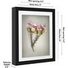 image:imageAmericanflat 11x14 Shadow Box Frame  Matted to 9x12  Driftwood  Shatterresistant glass 15 inch interior depth hangs vertical or horizontal displays keepsakes medals and memorabiliaBlack