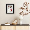 image:imageAmericanflat 11x14 Shadow Box Frame  Matted to 9x12  Driftwood  Shatterresistant glass 15 inch interior depth hangs vertical or horizontal displays keepsakes medals and memorabiliaBlack