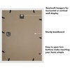 image:imageAmericanflat 11x14 Shadow Box Frame  Matted to 9x12  Driftwood  Shatterresistant glass 15 inch interior depth hangs vertical or horizontal displays keepsakes medals and memorabiliaWhite