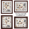 image:imageAmericanflat 11x14 Shadow Box Frame  Matted to 9x12  Driftwood  Shatterresistant glass 15 inch interior depth hangs vertical or horizontal displays keepsakes medals and memorabiliaMahogany