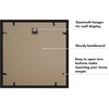image:imageAmericanflat 11x14 Shadow Box Frame  Matted to 9x12  Driftwood  Shatterresistant glass 15 inch interior depth hangs vertical or horizontal displays keepsakes medals and memorabiliaBlack