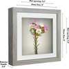 image:imageAmericanflat 11x14 Shadow Box Frame  Matted to 9x12  Driftwood  Shatterresistant glass 15 inch interior depth hangs vertical or horizontal displays keepsakes medals and memorabiliaDriftwood
