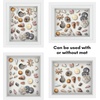 image:imageAmericanflat 11x14 Shadow Box Frame  Matted to 9x12  Driftwood  Shatterresistant glass 15 inch interior depth hangs vertical or horizontal displays keepsakes medals and memorabiliaWhite