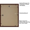 image:imageAmericanflat 11x14 Shadow Box Frame  Matted to 9x12  Driftwood  Shatterresistant glass 15 inch interior depth hangs vertical or horizontal displays keepsakes medals and memorabiliaMahogany
