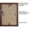 image:imageAmericanflat 11x14 Shadow Box Frame  Matted to 9x12  Driftwood  Shatterresistant glass 15 inch interior depth hangs vertical or horizontal displays keepsakes medals and memorabiliaMahogany