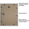 image:imageAmericanflat 11x14 Shadow Box Frame  Matted to 9x12  Driftwood  Shatterresistant glass 15 inch interior depth hangs vertical or horizontal displays keepsakes medals and memorabiliaDriftwood
