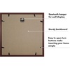 image:imageAmericanflat 11x14 Shadow Box Frame  Matted to 9x12  Driftwood  Shatterresistant glass 15 inch interior depth hangs vertical or horizontal displays keepsakes medals and memorabiliaMahogany