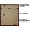 image:imageAmericanflat 11x14 Shadow Box Frame  Matted to 9x12  Driftwood  Shatterresistant glass 15 inch interior depth hangs vertical or horizontal displays keepsakes medals and memorabiliaMahogany