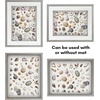 image:imageAmericanflat 11x14 Shadow Box Frame  Matted to 9x12  Driftwood  Shatterresistant glass 15 inch interior depth hangs vertical or horizontal displays keepsakes medals and memorabiliaDriftwood