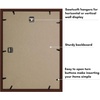 image:imageAmericanflat 11x14 Shadow Box Frame  Matted to 9x12  Driftwood  Shatterresistant glass 15 inch interior depth hangs vertical or horizontal displays keepsakes medals and memorabiliaMahogany