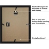 image:imageAmericanflat 11x14 Shadow Box Frame  Matted to 9x12  Driftwood  Shatterresistant glass 15 inch interior depth hangs vertical or horizontal displays keepsakes medals and memorabiliaBlack