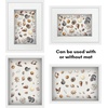 image:imageAmericanflat 11x14 Shadow Box Frame  Matted to 9x12  Driftwood  Shatterresistant glass 15 inch interior depth hangs vertical or horizontal displays keepsakes medals and memorabiliaWhite