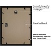 image:imageAmericanflat 11x14 Shadow Box Frame  Matted to 9x12  Driftwood  Shatterresistant glass 15 inch interior depth hangs vertical or horizontal displays keepsakes medals and memorabiliaBlack