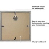 image:imageAmericanflat 11x14 Shadow Box Frame  Matted to 9x12  Driftwood  Shatterresistant glass 15 inch interior depth hangs vertical or horizontal displays keepsakes medals and memorabiliaDriftwood