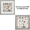 image:imageAmericanflat 11x14 Shadow Box Frame  Matted to 9x12  Driftwood  Shatterresistant glass 15 inch interior depth hangs vertical or horizontal displays keepsakes medals and memorabiliaDriftwood