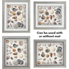 image:imageAmericanflat 11x14 Shadow Box Frame  Matted to 9x12  Driftwood  Shatterresistant glass 15 inch interior depth hangs vertical or horizontal displays keepsakes medals and memorabiliaDriftwood