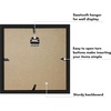 image:imageAmericanflat 11x14 Shadow Box Frame  Matted to 9x12  Driftwood  Shatterresistant glass 15 inch interior depth hangs vertical or horizontal displays keepsakes medals and memorabiliaBlack