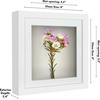 image:imageAmericanflat 11x14 Shadow Box Frame  Matted to 9x12  Driftwood  Shatterresistant glass 15 inch interior depth hangs vertical or horizontal displays keepsakes medals and memorabiliaWhite