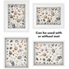 image:imageAmericanflat 11x14 Shadow Box Frame  Matted to 9x12  Driftwood  Shatterresistant glass 15 inch interior depth hangs vertical or horizontal displays keepsakes medals and memorabiliaWhite