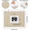 image:imageAmericanflat 12x16 Shadow Box Frame  Matted to 3x4  White  Baby shower guest book with heart tokens shatterresistant glass deep display case sawtooth hangers includedWhite