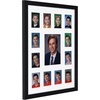 image:imageAmericanflat 135x18 School Picture Frame PreK to 12  Fits Twelve 25x35 Photos and One 5x7 Photo or Use as One 135x18 Frame  Signature Collection  K12 Picture Frames for Wall Display  BlackBlack