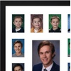 image:imageAmericanflat 135x18 School Picture Frame PreK to 12  Fits Twelve 25x35 Photos and One 5x7 Photo or Use as One 135x18 Frame  Signature Collection  K12 Picture Frames for Wall Display  BlackBlack