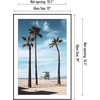 image:imageAmericanflat 13x19 Poster Frame 3Pack  Matted to 11x17  Black  Frontloading design Shatterresistant glass fits photos posters and art