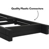 image:imageAmericanflat Shoe Organizer  3 Tier Shoe Rack Storage Shelf with Sturdy Steel Frame  Ideal for Closets Entryways or Garages  SpaceSaving Design and Easy to Assemble  BlackBlack