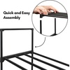 image:imageAmericanflat Shoe Organizer  3 Tier Shoe Rack Storage Shelf with Sturdy Steel Frame  Ideal for Closets Entryways or Garages  SpaceSaving Design and Easy to Assemble  BlackBlack