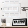 image:imageAmericanflat Sonogram Picture Frame with ShatterResistant Glass  7x7 Ultrasound Frame for 3x4 Sonograms with Interchangeable Mats  Signature Collection  Square Frames for Tabletop and Wall  BlackBlack