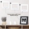 image:imageAmericanflat Sonogram Picture Frame with ShatterResistant Glass  7x7 Ultrasound Frame for 3x4 Sonograms with Interchangeable Mats  Signature Collection  Square Frames for Tabletop and Wall  BlackBlack