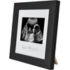 image:imageAmericanflat Sonogram Picture Frame with ShatterResistant Glass  7x7 Ultrasound Frame for 3x4 Sonograms with Interchangeable Mats  Signature Collection  Square Frames for Tabletop and Wall  BlackBlack