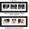 image:imageAmericanflat Sonogram Picture Frame with ShatterResistant Glass  7x7 Ultrasound Frame for 3x4 Sonograms with Interchangeable Mats  Signature Collection  Square Frames for Tabletop and Wall  BlackBlack