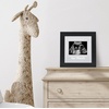 image:imageAmericanflat Sonogram Picture Frame with ShatterResistant Glass  7x7 Ultrasound Frame for 3x4 Sonograms with Interchangeable Mats  Signature Collection  Square Frames for Tabletop and Wall  BlackBlack