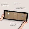 image:imageAmericanflat Sonogram Picture Frame with ShatterResistant Glass  7x7 Ultrasound Frame for 3x4 Sonograms with Interchangeable Mats  Signature Collection  Square Frames for Tabletop and Wall  BlackBlack