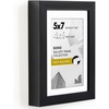 image:imageAmericanflat 10x10 Deep Picture Frame  Matted to 8x8  Black  Shatterresistant glass wall or tabletop display with included easel sawtooth hangers includedBlack