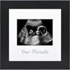 image:imageAmericanflat Sonogram Picture Frame with ShatterResistant Glass  7x7 Ultrasound Frame for 3x4 Sonograms with Interchangeable Mats  Signature Collection  Square Frames for Tabletop and Wall  BlackBlack