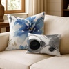 image:imageAmericanflat 14x10 Throw Pillow with Sewnin Insert  AllinOne Decorative Pillows  No Cover Needed  Soft and Durable Cushion for Bed or Sofa  Polyester  Black and WhiteBlack and White