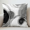image:imageAmericanflat 18x18 Throw Pillow with Sewnin Insert  AllinOne Decorative Pillows  No Cover Needed  Soft and Durable Cushion for Bed or Sofa  Polyester  Red Orange and WhiteBlack and White