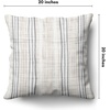 image:imageAmericanflat 18x18 Throw Pillow with Sewnin Insert  AllinOne Decorative Pillows  No Cover Needed  Soft and Durable Cushion for Bed or Sofa  Polyester  Red Orange and WhiteCream and White