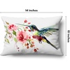 image:imageAmericanflat 18x18 Throw Pillow with Sewnin Insert  AllinOne Decorative Pillows  No Cover Needed  Soft and Durable Cushion for Bed or Sofa  Polyester  Red Orange and WhiteWhite