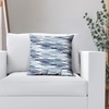 image:imageAmericanflat 18x18 Throw Pillow with Sewnin Insert  AllinOne Decorative Pillows  No Cover Needed  Soft and Durable Cushion for Bed or Sofa  Polyester  Red Orange and WhiteBrushstroke Blue