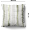 image:imageAmericanflat 18x18 Throw Pillow with Sewnin Insert  AllinOne Decorative Pillows  No Cover Needed  Soft and Durable Cushion for Bed or Sofa  Polyester  Red Orange and WhiteGreen and White